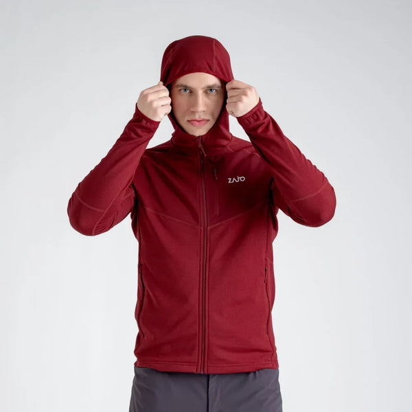 Amiko Men's Fleece Hooded Jacket