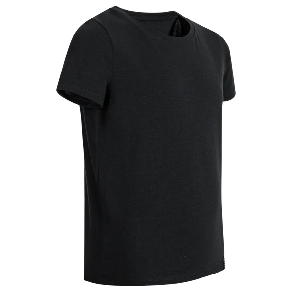 Amo Kid's Merino T-shirt — Black