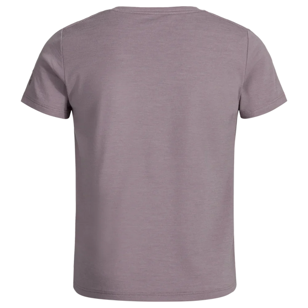 Amo Kid's Merino T-shirt — Iced Mauve