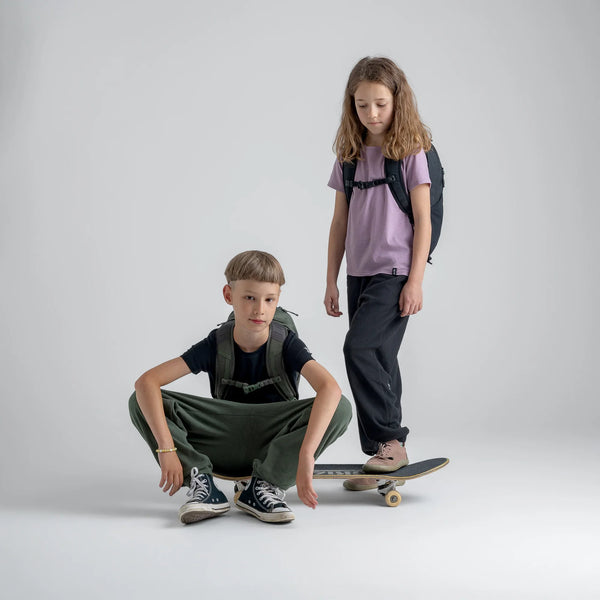 Amo Kid's Merino T-shirt — Dove Grey