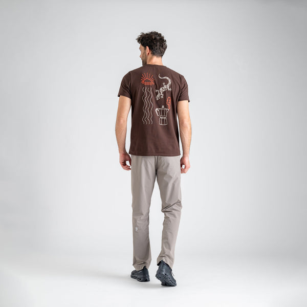 Arbo Men's Organic Cotton T-shirt — Navy Water