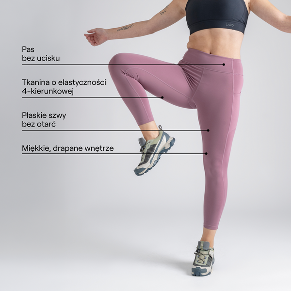 Fluo Women's Ankle Leggings — Black