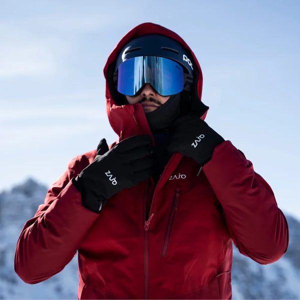 Glacio Insulated Ski Gloves — Black