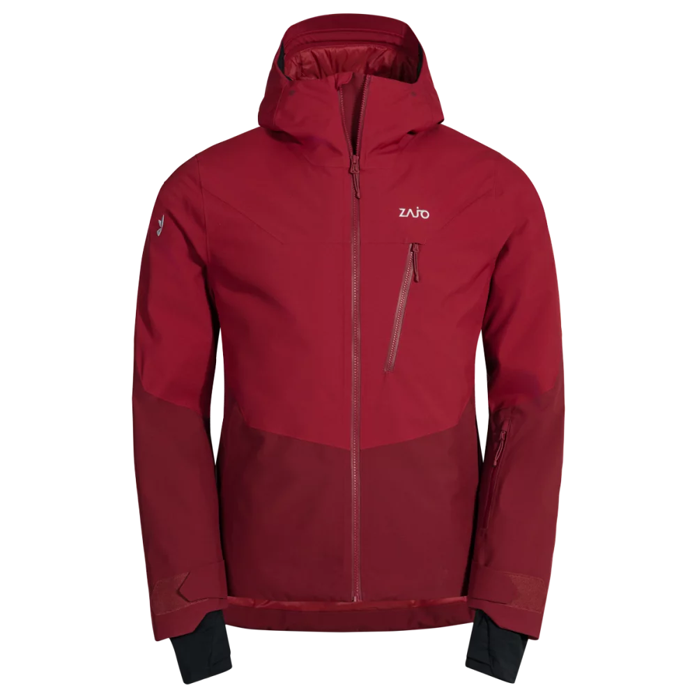 Glacio Men's Insulated Ski Jacket — Dark Red
