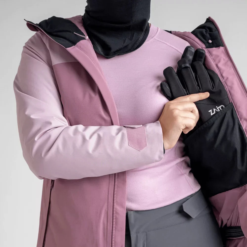 Glacio Women's Insulated Ski Jacket — Light Rose