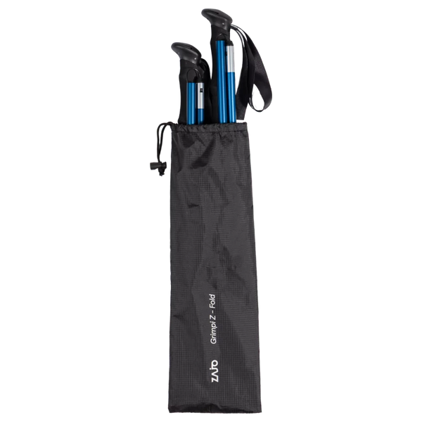 Grimpi Z-Fold Trekking Poles — Navy