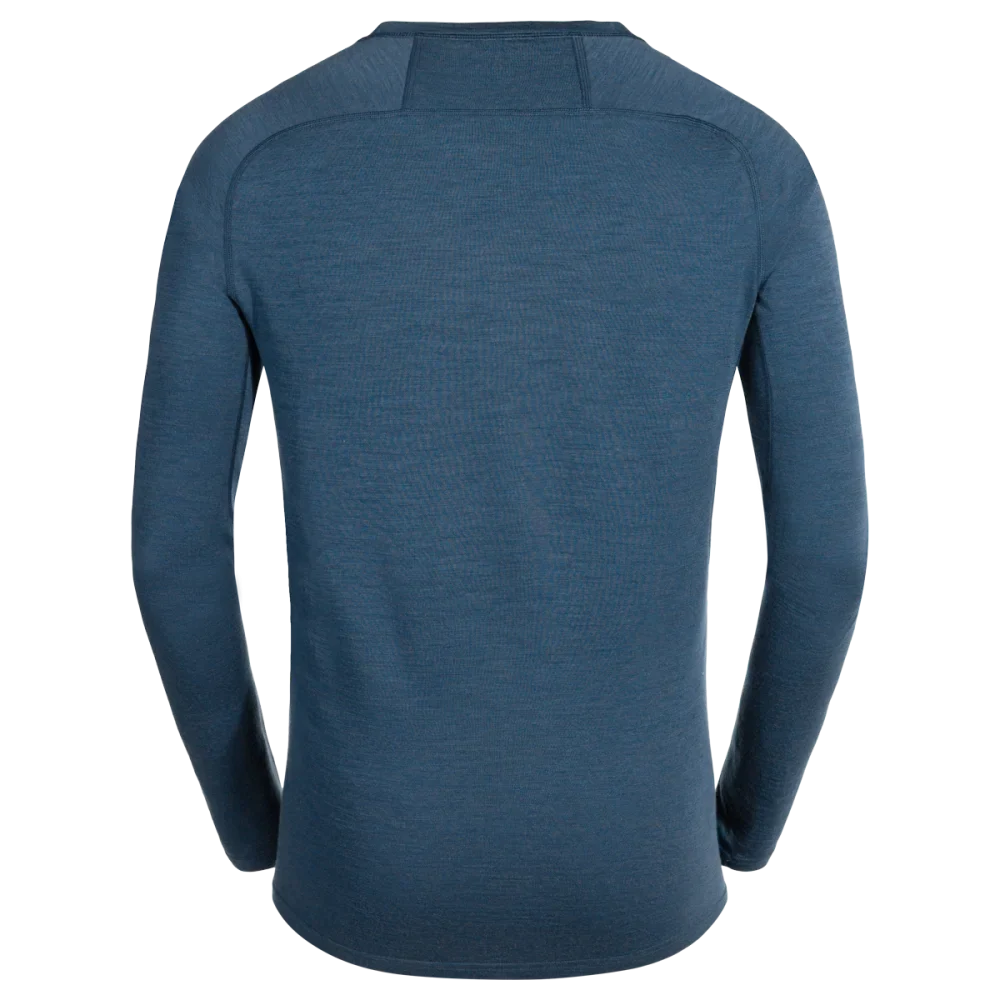 Hejma Men's Merino Longsleeve — Blue
