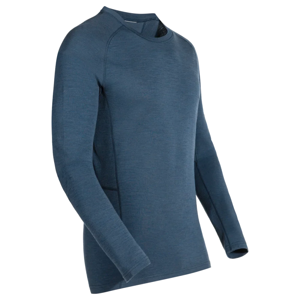 Hejma Men's Merino Longsleeve — Blue