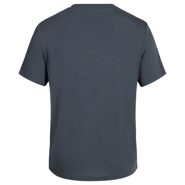 Kora Men's Merino T-shirt — Grey Navy