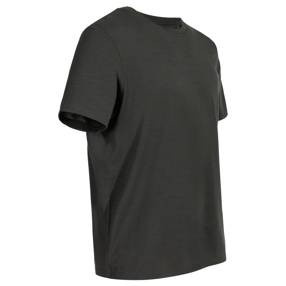 Kora Men's Merino T-shirt — Black Olive