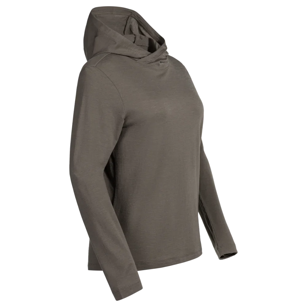 Kora Women's Merino Hoodie — Falcon Grey