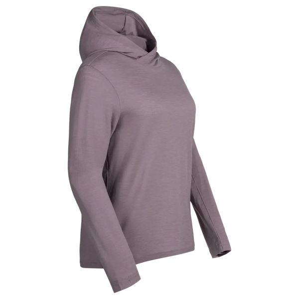 Kora Women's Merino Hoodie — Iced Mauve