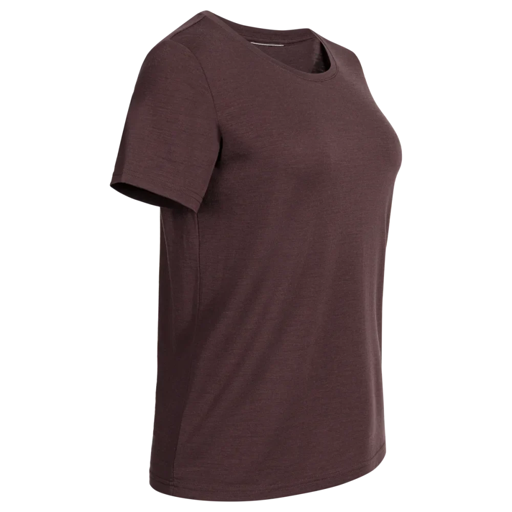 Kora Women's Merino T-shirt — Decadent Red