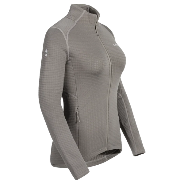 Kovri Women's Merino Grid Jacket — Taupe Beige