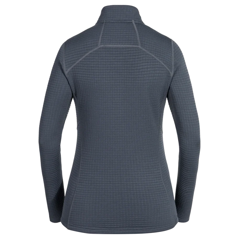 Kovri Women's Merino Grid Jacket — Grey Navy