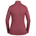 Kovri Women's Merino Grid Jacket — Earth Red