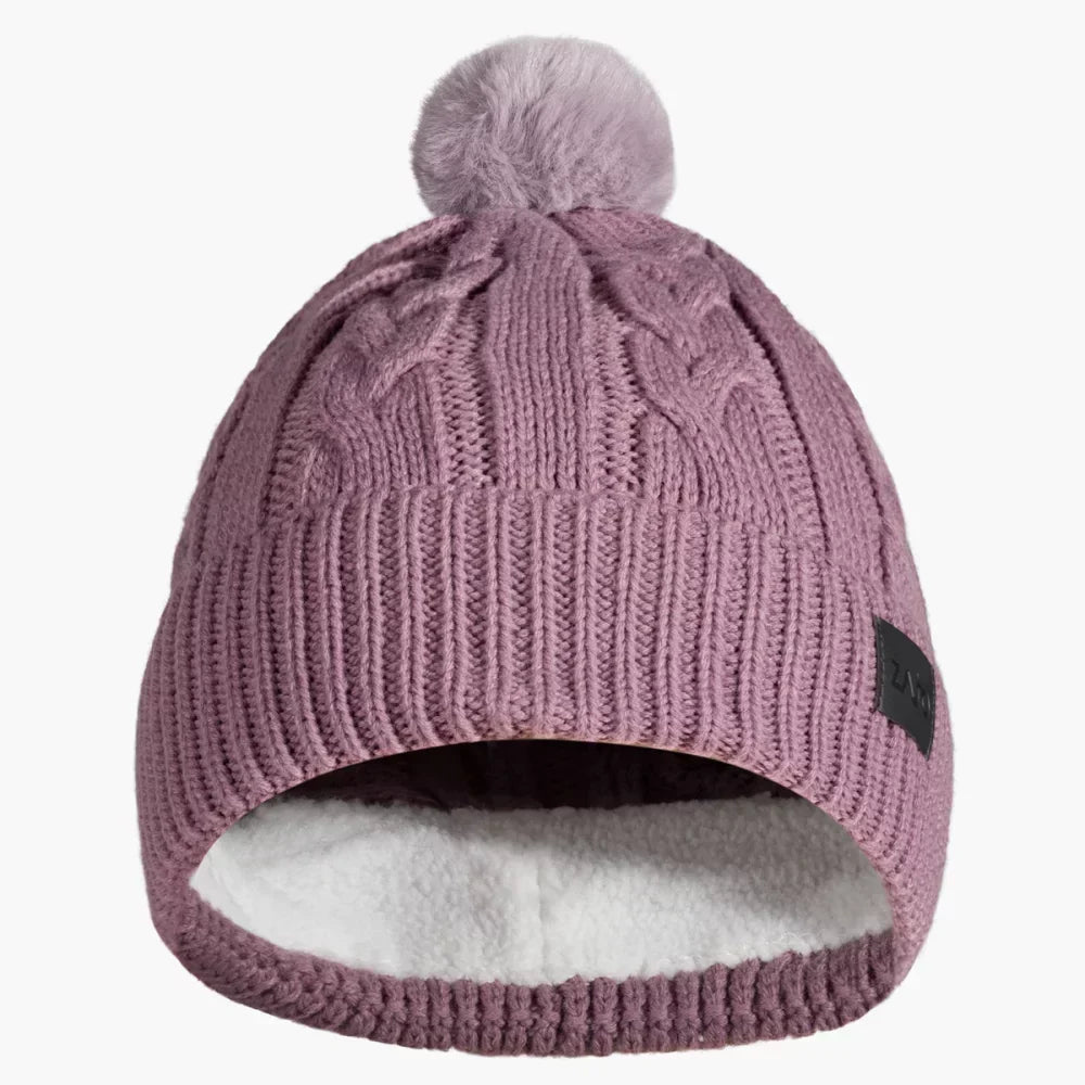 Mola Kid's Beanie — Light Rose
