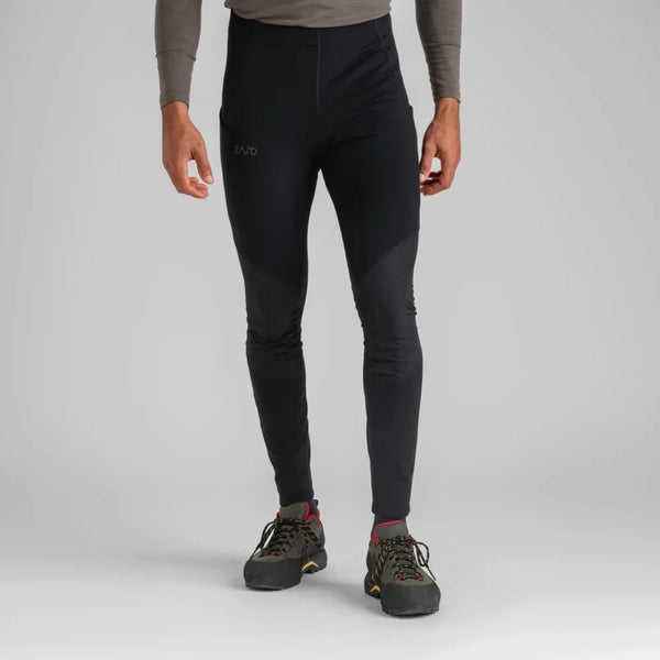 Montaro Men's Thermal Elastic Tights — Black