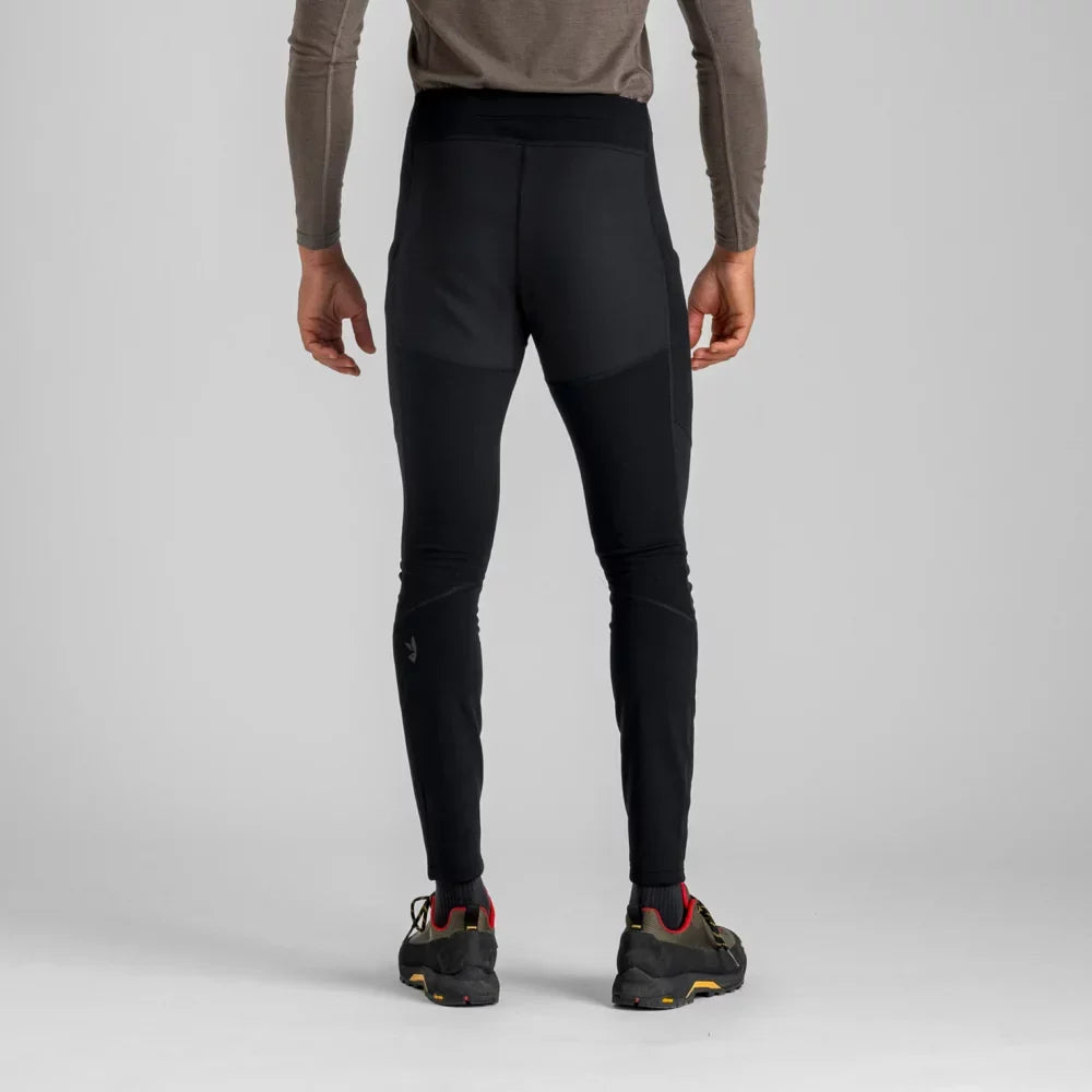 Montaro Men's Thermal Elastic Tights — Black