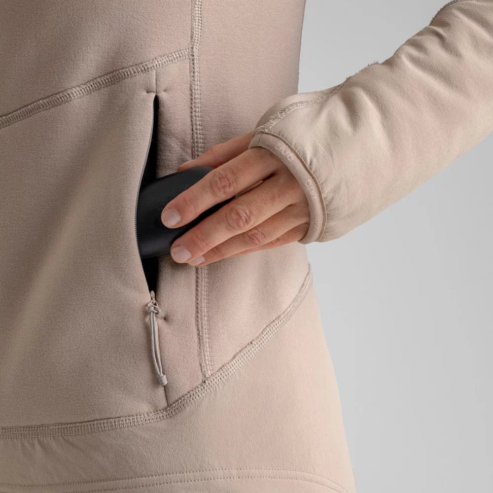 Monto Women's Fleece Jacket — Beige