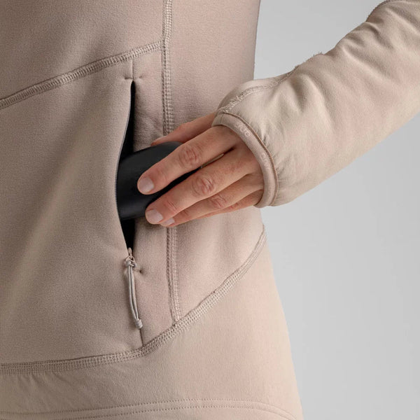Monto Women's Fleece Jacket — Beige