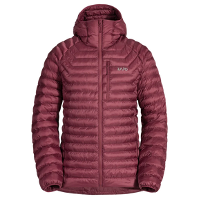 Nubaro Men's Insulated Hooded Jacket — Earth Red