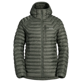 Nubaro Men's Insulated Hooded Jacket — Thyme Green
