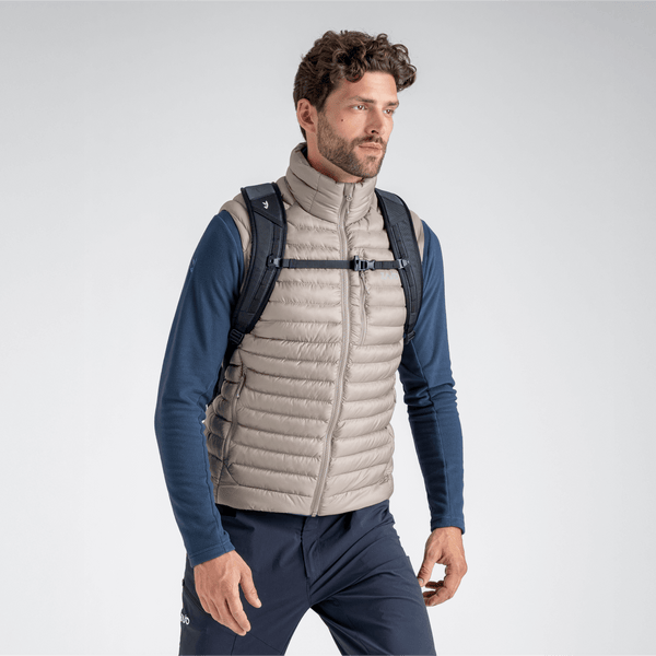 Nubaro Men's Insulated Vest — Thyme Green