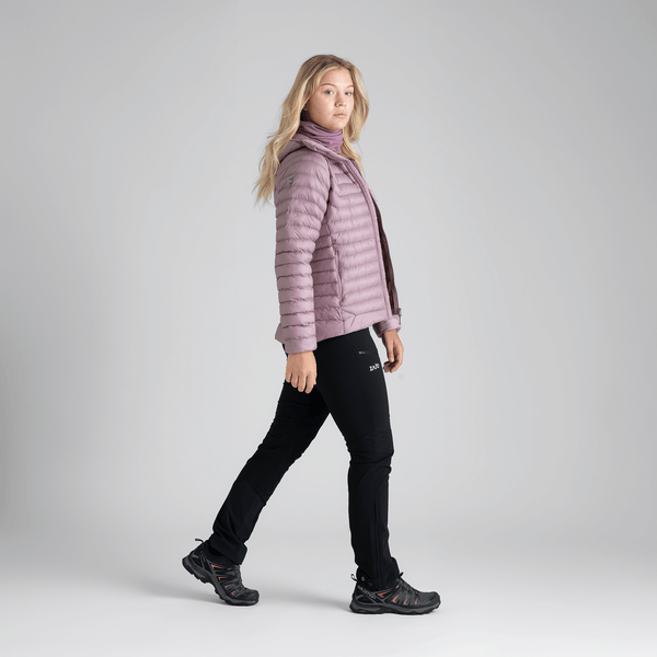 Nubaro Women's Insulated Hooded Jacket — Lila Haze