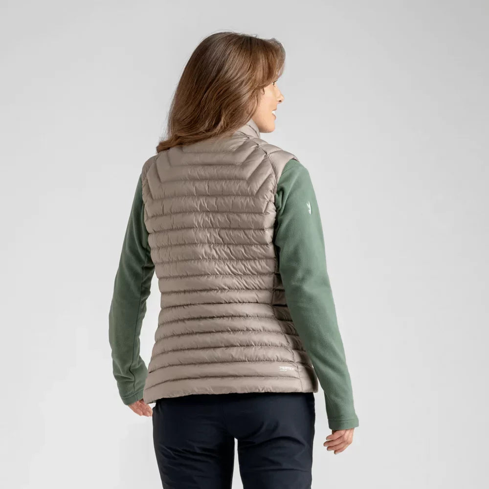 Nubaro Women's Insulated Vest — Beige