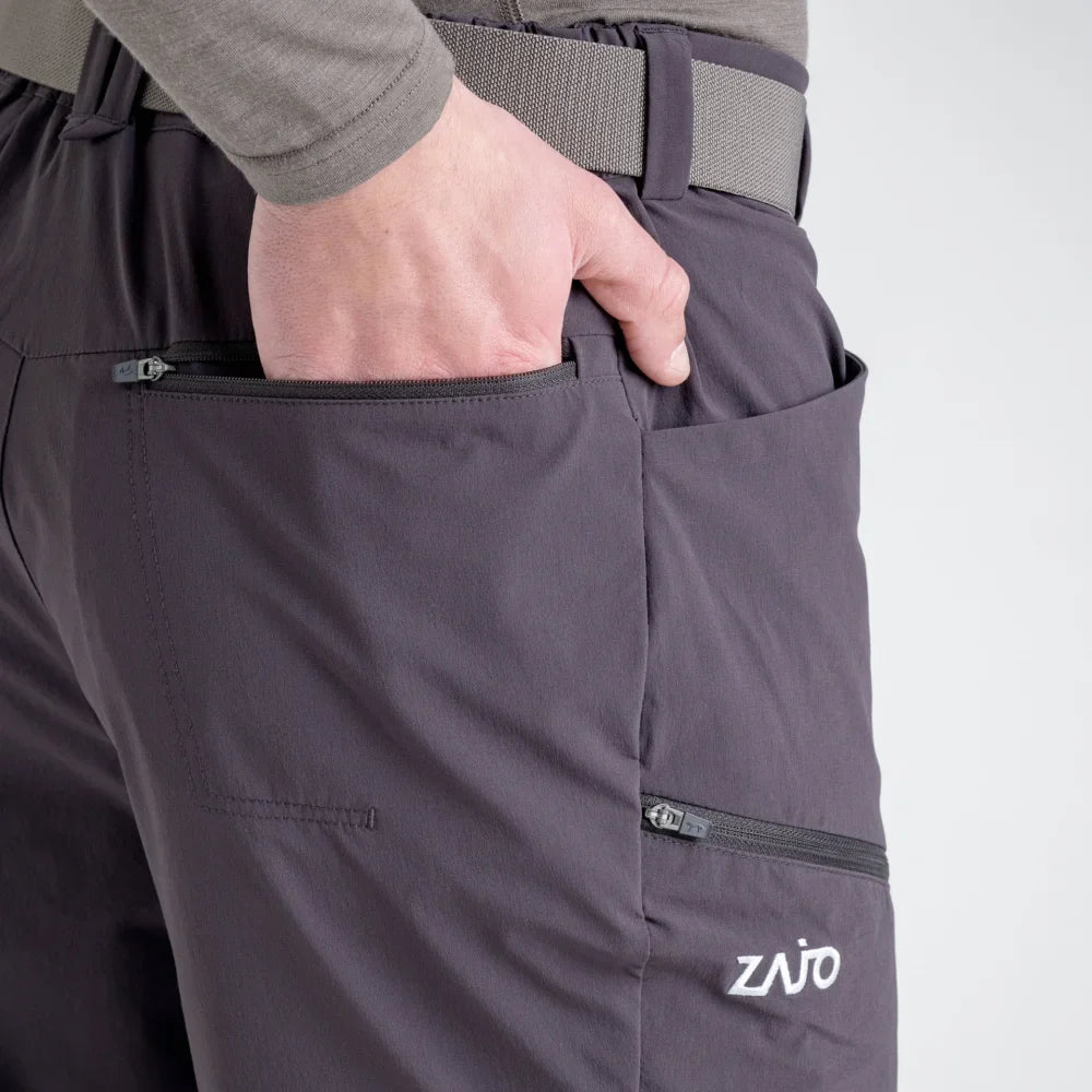 Pado Men's Zip-Off Pants — Espresso