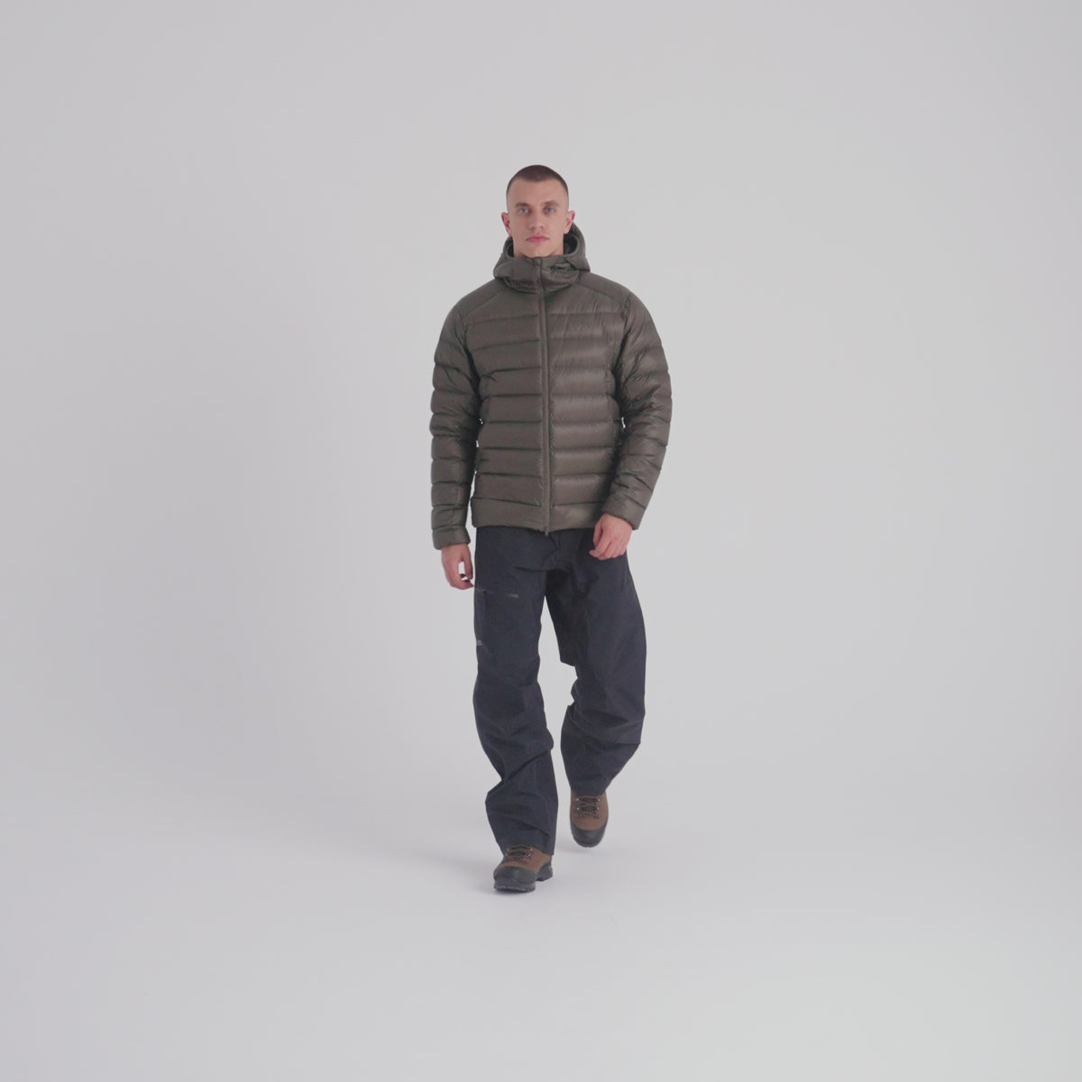 Alto Men's Ultralight Down Jacket — Black Olive