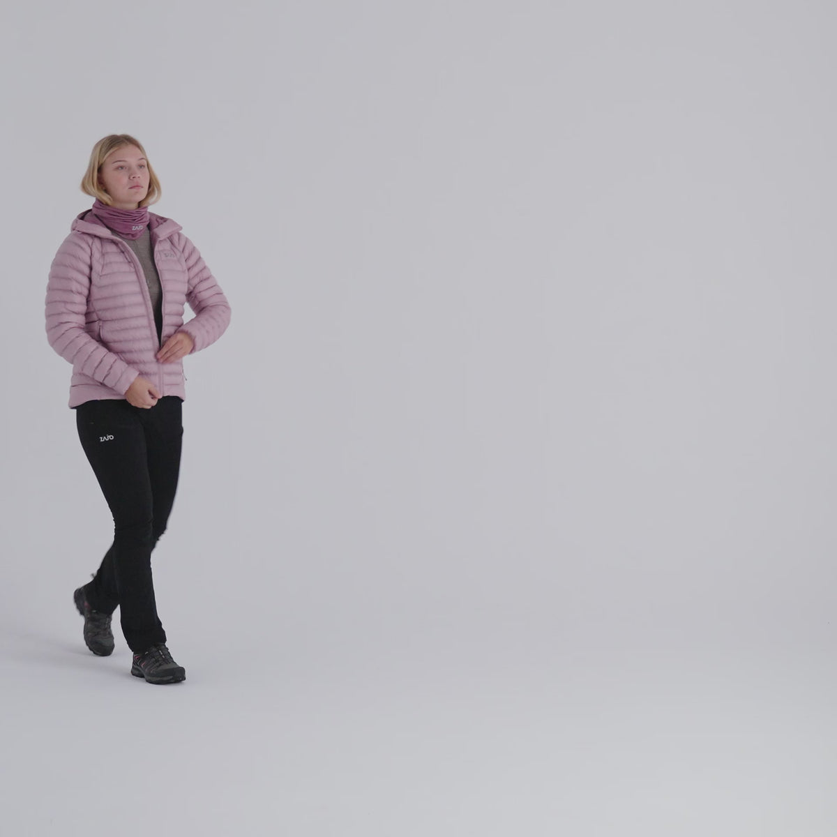 Nubaro Women's Insulated Hooded Jacket — Lila Haze