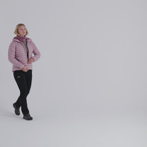 Nubaro Women's Insulated Hooded Jacket — Lila Haze
