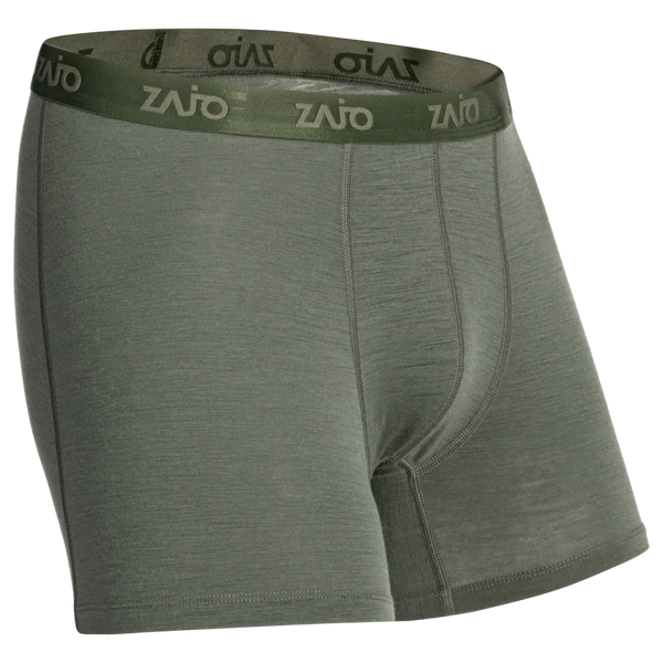 Senti Men's Merino Boxer Briefs — Thyme Green