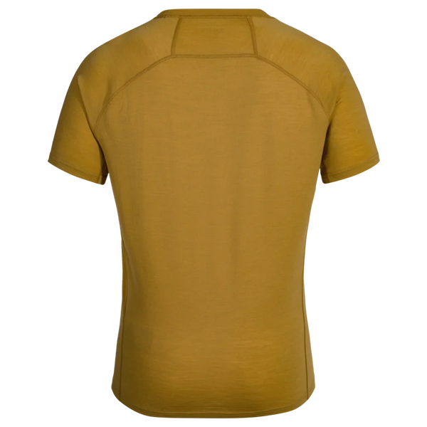 Senti Men's Merino T-shirt — Amber Gold