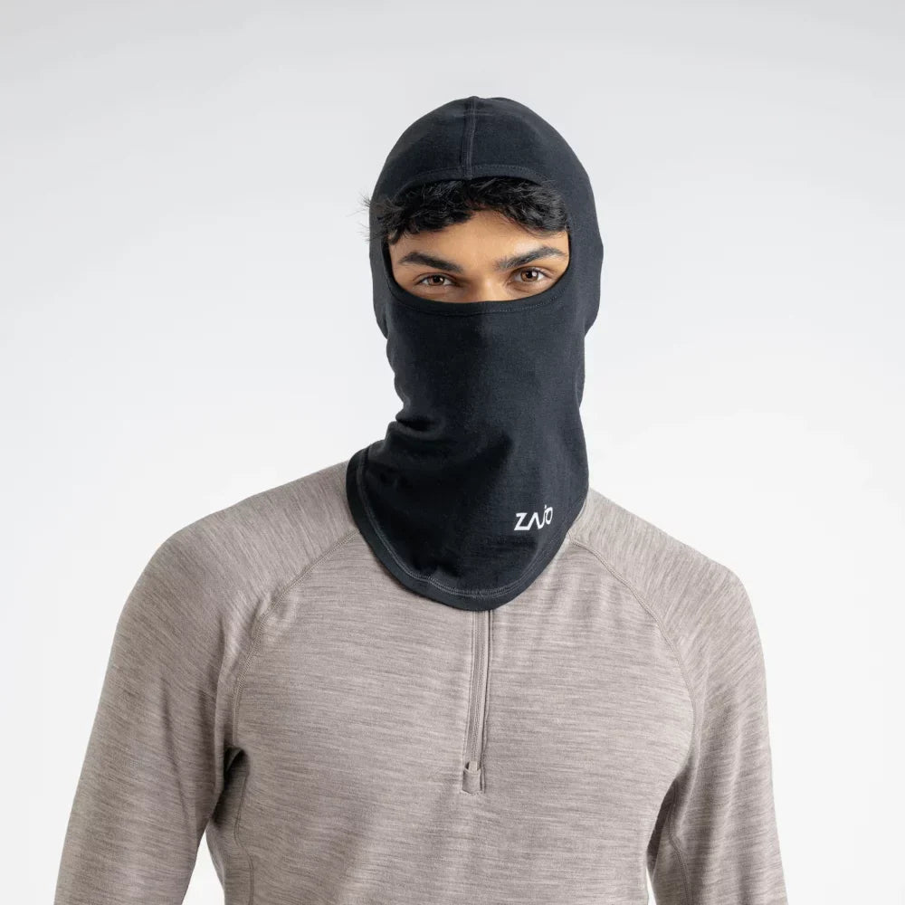 Senti Merino Balaclava — Black
