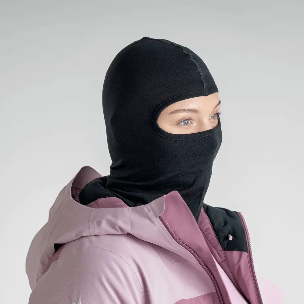 Senti Merino Balaclava — Black