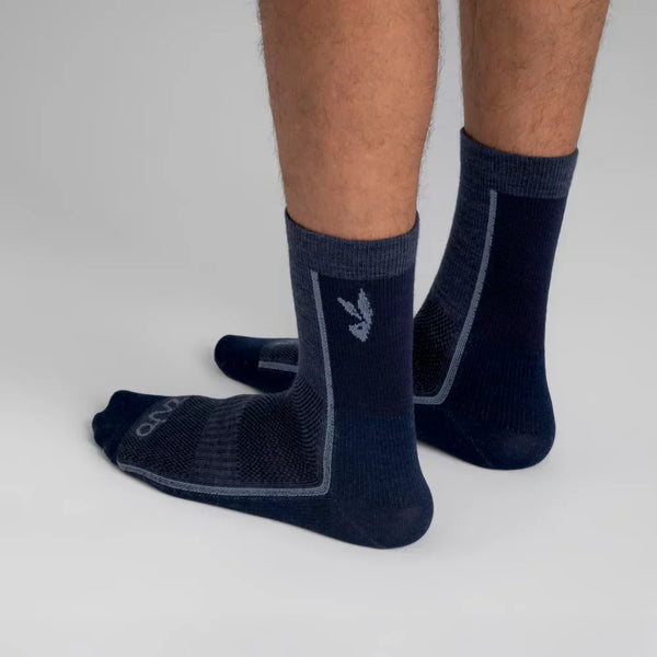 Senti Merino Mid Socks — Navy