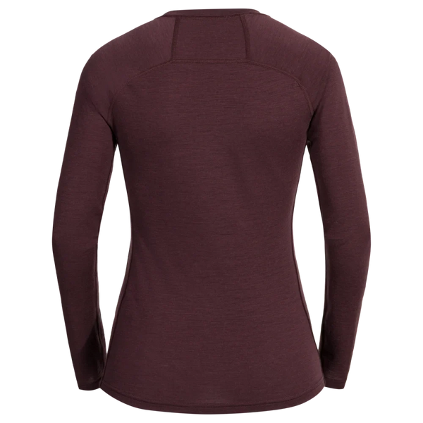 Senti Women's Merino Longsleeve — Decadent Red