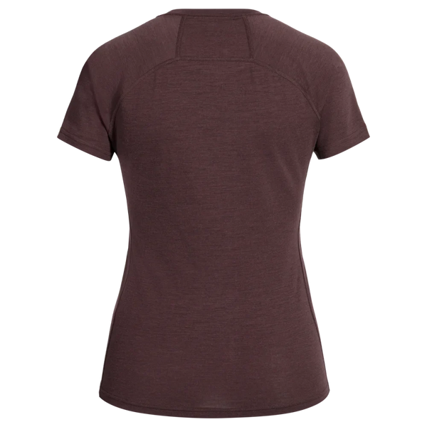 Senti Women's Merino T-shirt — Decadent Red