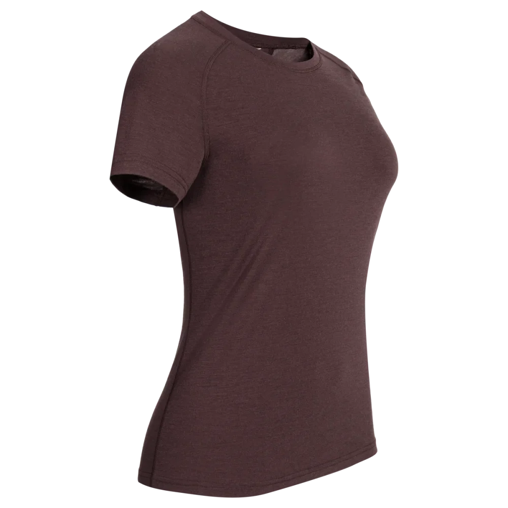 Senti Women's Merino T-shirt — Decadent Red