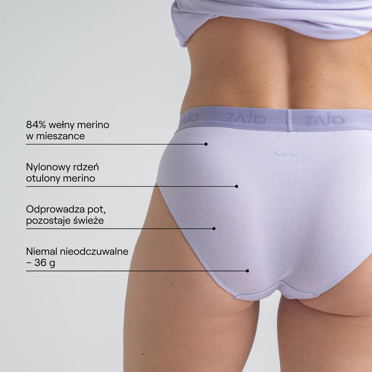 Senti Women's Merino Briefs — Black