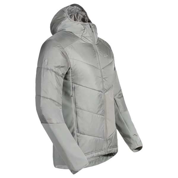 Spiro Men's Insulated Hybrid Jacket — Dove Grey