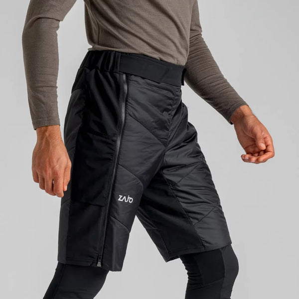 Spiro Men's Insulated Hybrid Shorts — Black