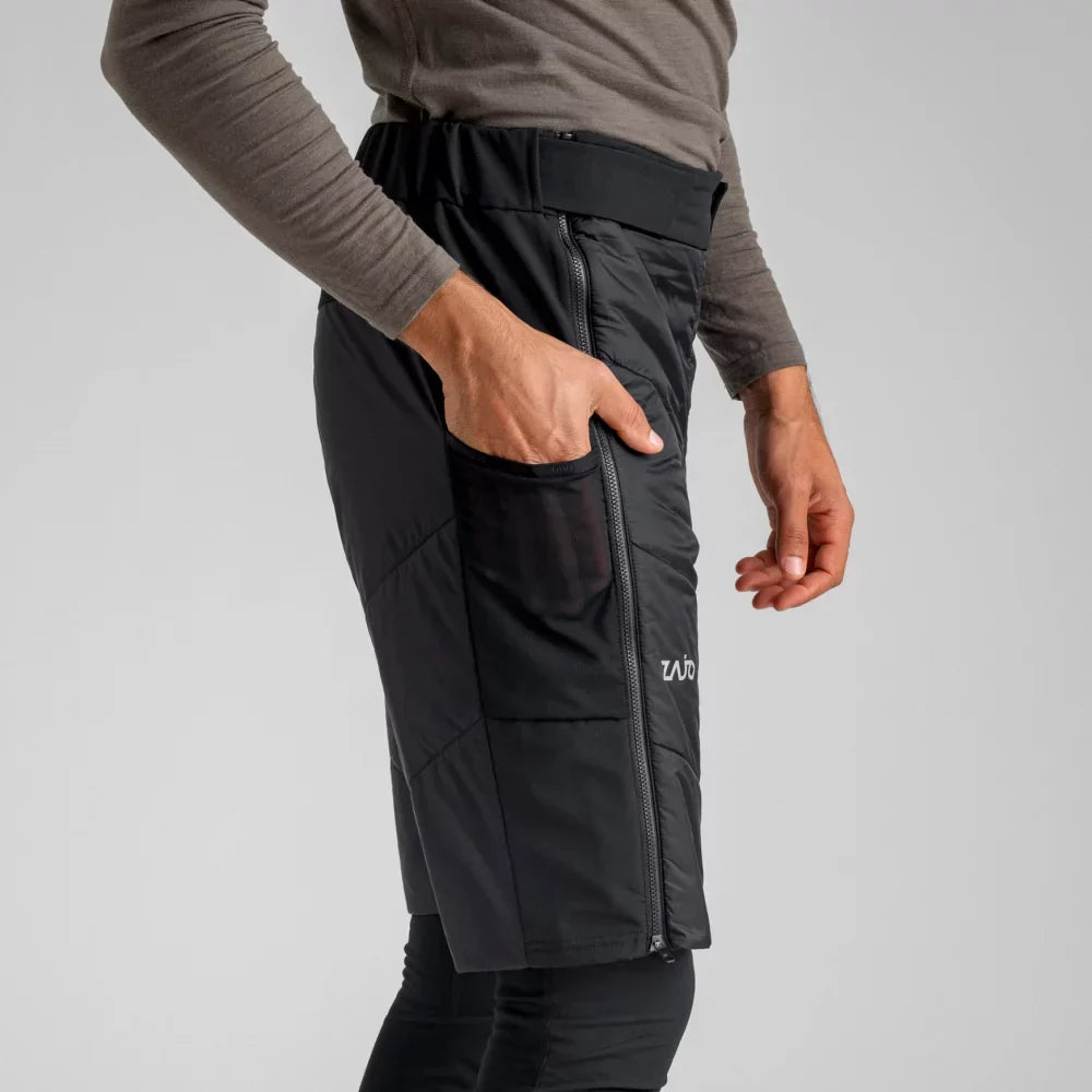 Spiro Men's Insulated Hybrid Shorts — Black