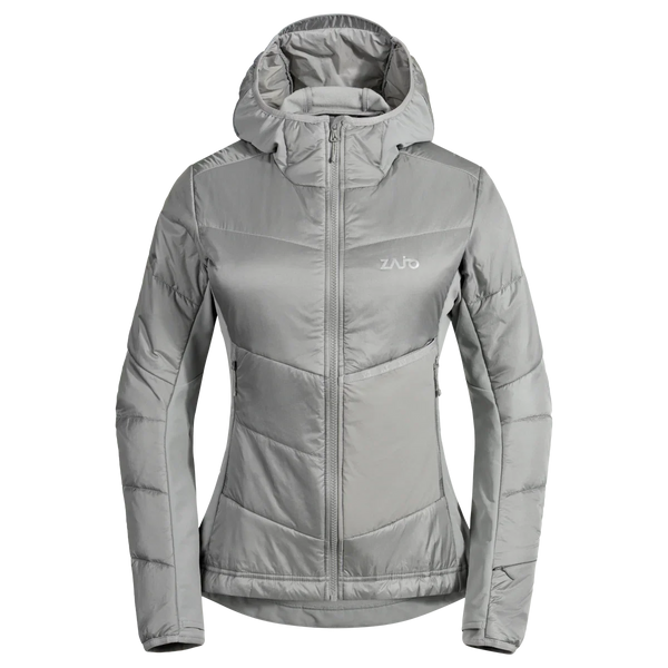 Spiro Women's Insulated Hybrid Jacket — Dove Grey