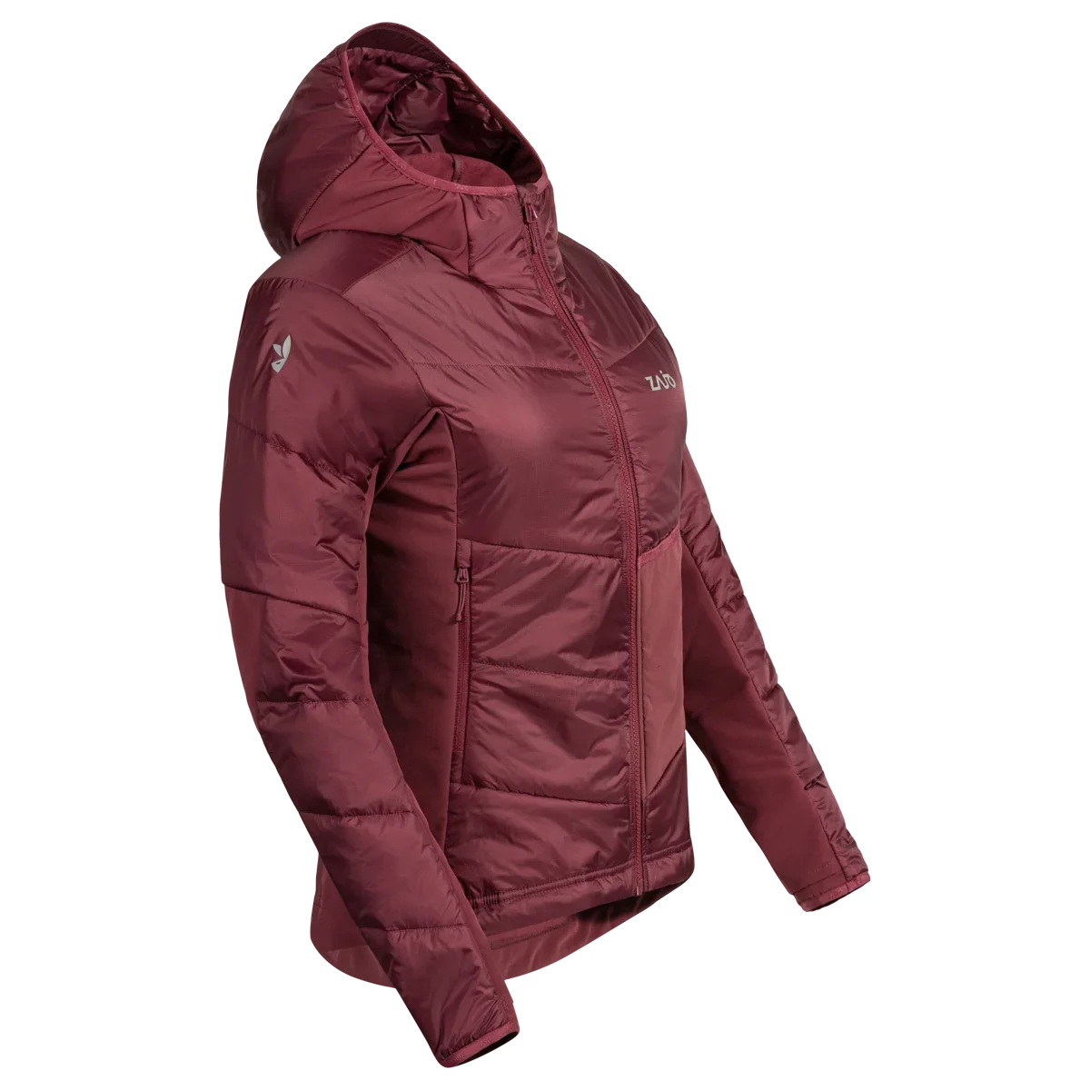 Spiro Women's Insulated Hybrid Jacket — Burned Red