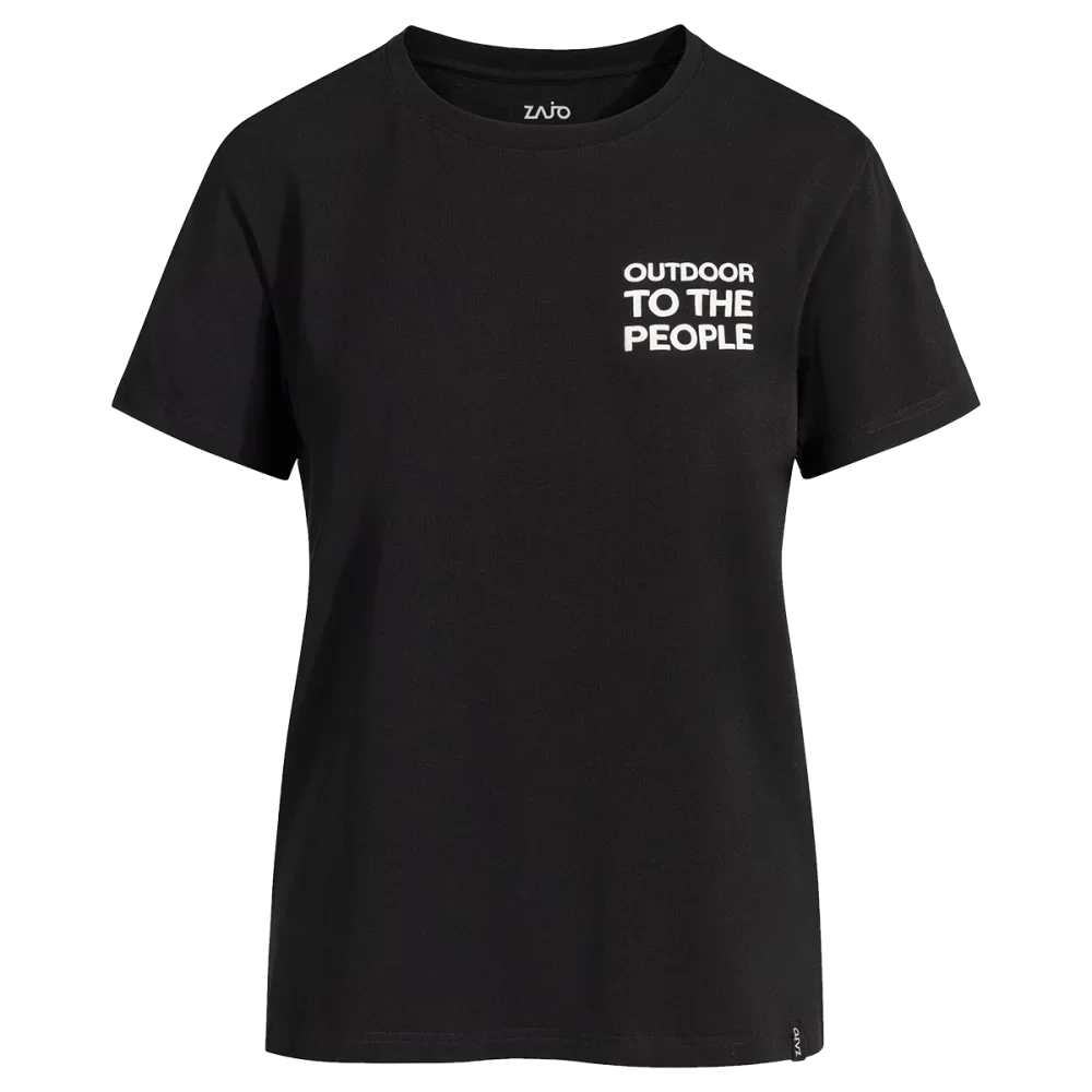 Unuo Women's Organic Cotton T-shirt — Black