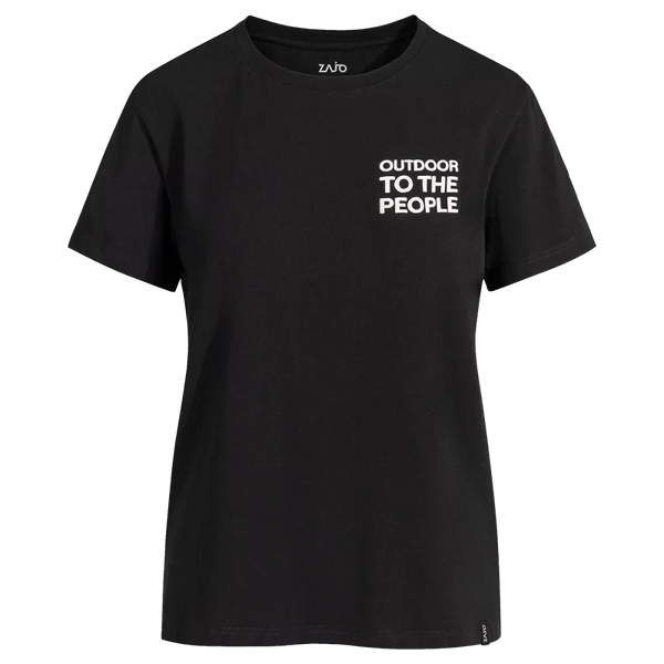 Unuo Women's Organic Cotton T-shirt — Black